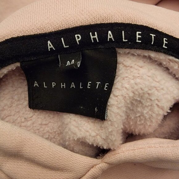 Alphalete Signature Hoodie - Pink - Size M - Picture 4 of 8